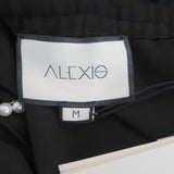 Alexis Maxi Dress Umbria Black Lace Size Medium Sleeveless Deep V-Neck Gown NEW - Celebrity Owned