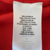 Alice + Olivia Mini Dress Pimmy Red Mirror-Embellished Beaded Cotton Size 6 - Celebrity Owned