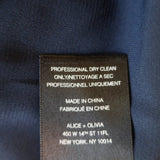 Alice + Olivia Ruffle Slip Dress Etta Navy Crepe Size Small Mini Dress - Celebrity Owned