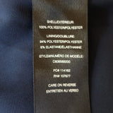 Alice + Olivia Ruffle Slip Dress Etta Navy Crepe Size Small Mini Dress - Celebrity Owned