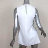 Alice + Olivia Tank Top Gayle White Crepe Size Extra Small NEW - Celebrity Owned