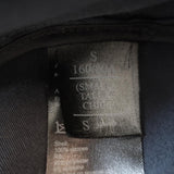 AllSaints Bomber Jacket Ellis Black Ruched Satin Size Small - Celebrity Owned