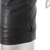 AllSaints Kadi Leather Dress Black Size US 2 Long Sleeve Mini NEW - Celebrity Owned