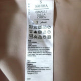 AllSaints Wrap Dress Priya Rosa Pink Printed Chiffon Size Small Sleeveless Mini - Celebrity Owned