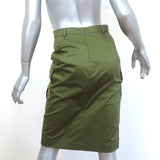 Altuzarra Military Pencil Skirt Kent Army Green Size 38 NEW - Celebrity Owned