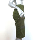 Altuzarra Military Pencil Skirt Kent Army Green Size 38 NEW - Celebrity Owned