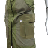 Altuzarra Military Pencil Skirt Kent Army Green Size 38 NEW - Celebrity Owned