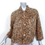 AMO Jacket Lulu Leopard Print Denim Size Medium NEW