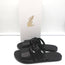Ancient Greek Sandals Helene Slides Black Braided Leather Size 38