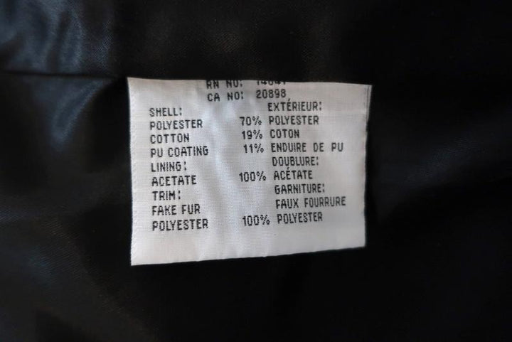 Andrew Marc Belted Jacket Black Cotton-Blend Size Small - Celebrity Owned