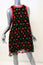 Anna Sui Dress Poppy Trellis Black Embroidered Mesh Size 4 Sleeveless Mini Shift