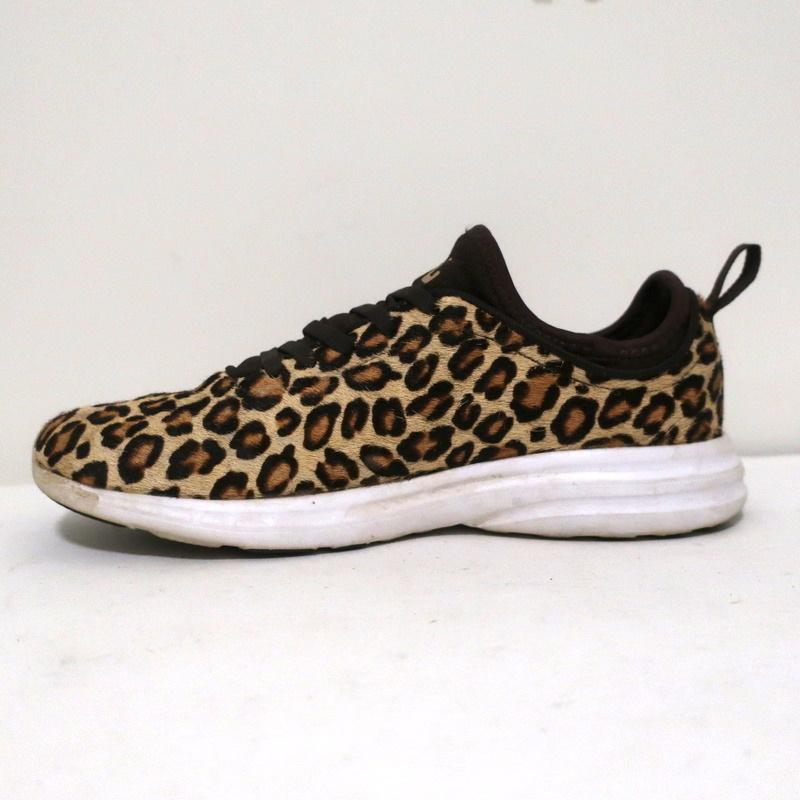 APL Athletic Propulsion Labs Iconic Phantom Sneakers Cheetah Calf Hair Size 7.5 - Celebrity Owned