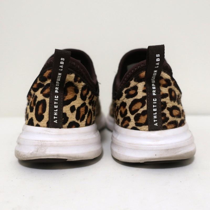 APL Athletic Propulsion Labs Iconic Phantom Sneakers Cheetah Calf Hair Size 7.5 - Celebrity Owned