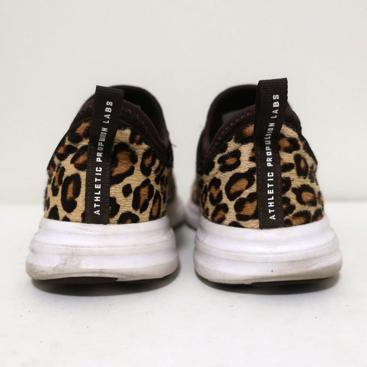 APL Athletic Propulsion Labs Iconic Phantom Sneakers Cheetah Calf Hair Size 7.5 - Celebrity Owned