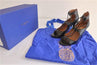 Aquazzura Lace-Up Sandals Christy Black Leather Size 36.5 Open Toe Heel