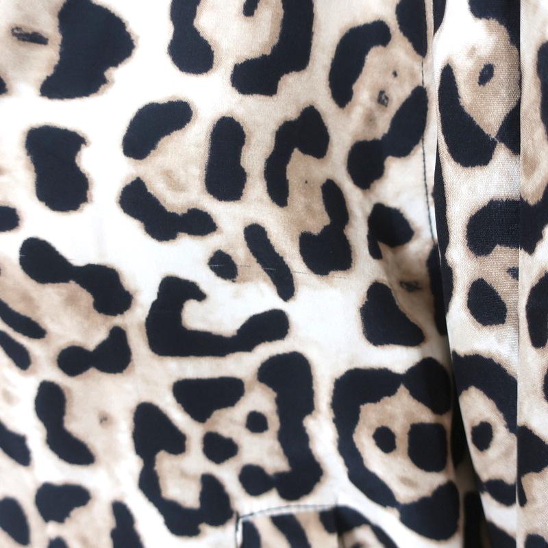ATM Anthony Thomas Melillo Bomber Jacket Leopard Print Silk Size Large - Celebrity Owned