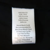 ATM Anthony Thomas Melillo Sleeveless Tuxedo Shirt Black Size Extra Small NEW - Celebrity Owned