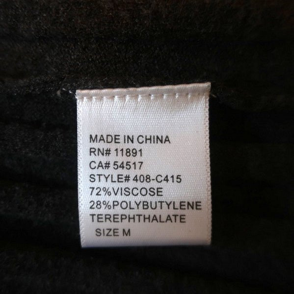 Bailey 44 Bell Sleeve Sweater Enchanted Forest Dark Gray Rib Knit Size Medium - Celebrity Owned