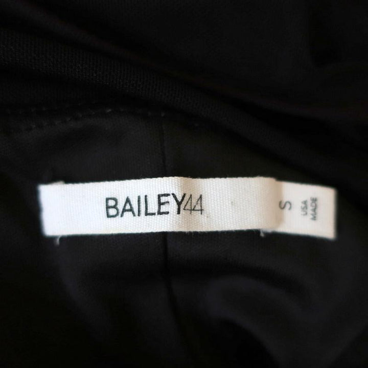 Bailey 44 Dress Black Faux Leather &amp; Mesh Size Small Long Sleeve Mini - Celebrity Owned