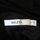 Bailey 44 Dress Black Faux Leather & Mesh Size Small Long Sleeve Mini - Celebrity Owned