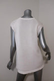Balenciaga Cotton Knit Top White Size 36 Sleeveless Sweater - Celebrity Owned