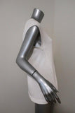 Balenciaga Cotton Knit Top White Size 36 Sleeveless Sweater - Celebrity Owned