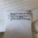 Balenciaga Dress White Stretch Knit Size 40 Sleeveless Scoop Neck - Celebrity Owned