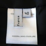 Balenciaga Peacoat Black Wool Felt Size 40 Double Breasted Jacket - Celebrity Owned