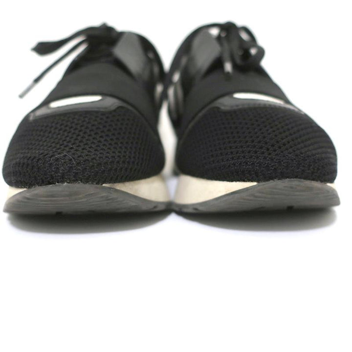 Balenciaga Race Runner Sneakers Black Leather &amp; Mesh Size 36 - Celebrity Owned