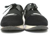 Balenciaga Race Runner Sneakers Black Leather & Mesh Size 36 - Celebrity Owned