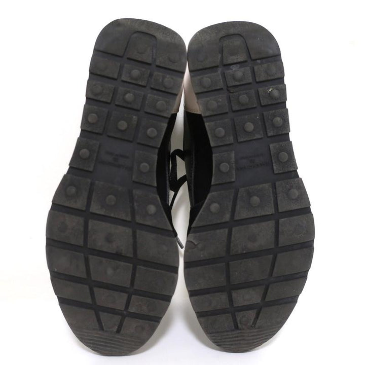 Balenciaga Race Runner Sneakers Black Leather &amp; Mesh Size 36 - Celebrity Owned