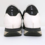 Balenciaga Race Runner Sneakers Black Leather & Mesh Size 36 - Celebrity Owned