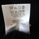 Balenciaga Short Sleeve Cardigan Black Anchor-Embroidered Wool Sweater Size 38 - Celebrity Owned