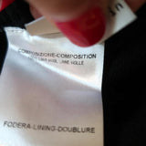 Balenciaga Short Sleeve Cardigan Black Anchor-Embroidered Wool Sweater Size 38 - Celebrity Owned