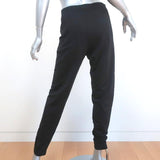 Balenciaga Sweatpants Black Cotton-Blend Size 38 Track Pants NEW - Celebrity Owned
