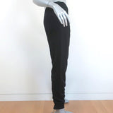 Balenciaga Sweatpants Black Cotton-Blend Size 38 Track Pants NEW - Celebrity Owned