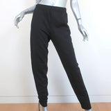 Balenciaga Sweatpants Black Cotton-Blend Size 38 Track Pants NEW - Celebrity Owned