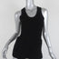 Balenciaga Top Black Stretch Knit Size 38 Sleeveless Scoop Neck