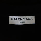 Balenciaga Top Black Stretch Knit Size 38 Sleeveless Scoop Neck - Celebrity Owned