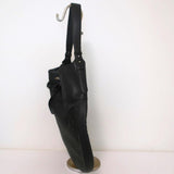 Bally Pamia Hobo Black Laser Cut Leather Extra Large Shoulder Bag NEW - Celebrity Owned