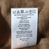 Balmain Tee Camel Slub Linen Jersey Size 36 Short Sleeve Top - Celebrity Owned