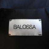 Balossa Cropped Shirt Black Cotton Size US 6 Long Sleeve Top - Celebrity Owned