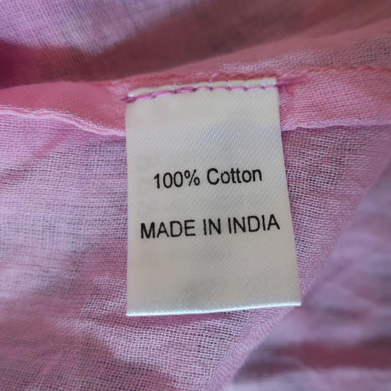 Banjanan Dress Camilla Pink Audrey Sprig Print Cotton Crepe Size Small NEW - Celebrity Owned