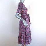 Banjanan Dress Camilla Pink Audrey Sprig Print Cotton Crepe Size Small NEW - Celebrity Owned
