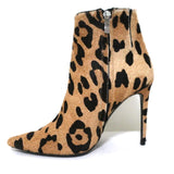 Barbara Bui Ankle Boots Leopard Print Pony Hair Size 37 Pointed Toe High Heel - Celebrity Owned
