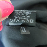 Barbara Bui Mini Dress Black Satin-Trim Crepe Size 42 Long Sleeve Tunic - Celebrity Owned