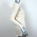 Barbara Bui Sweater Ivory Wool Size Extra Small V-Neck Pullover - Celebrity Owned