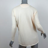 Barbara Bui Sweater Ivory Wool Size Extra Small V-Neck Pullover - Celebrity Owned