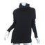 Barbara Bui Turtleneck Sweater Black Wool Size Extra Small Side-Zip Pullover