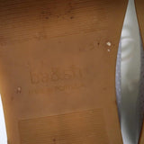 ba&sh Costa Low Top Sneakers White & Black Leather Size 37 - Celebrity Owned